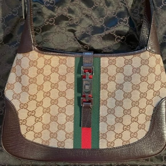 Gucci Vintage GG canvas Jackie shoulder bag - Picture 3 of 9